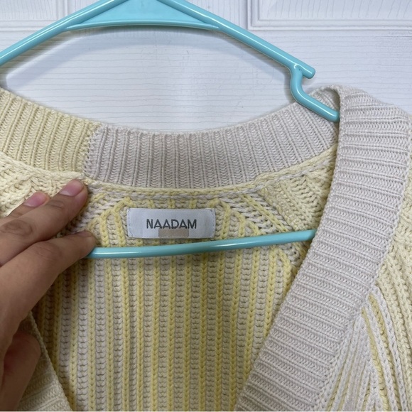 NAADAM
Fisherman Colorblock Cardigan Sz M - Picture 11 of 14